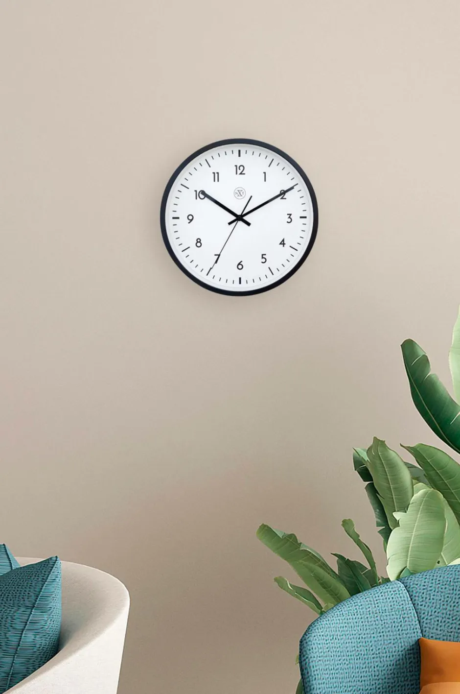 NeXtime Vægur Easy Big 30 cm^ Vægure