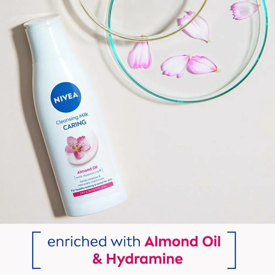 Nivea Ansigtsrens Cleansing Milk Caring 200 ml^ Ansigtspleje