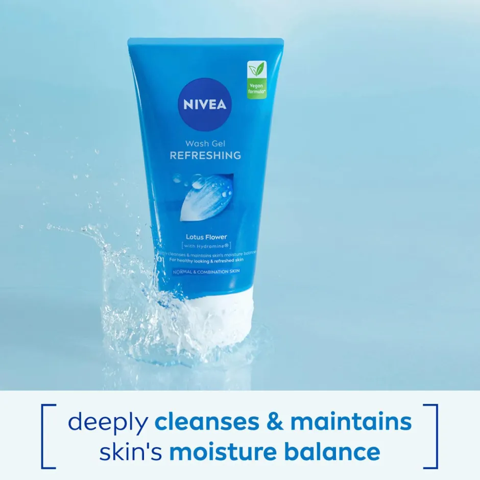 Nivea Ansigtsrens Wash Gel Refreshing 150 ml^ Ansigtspleje