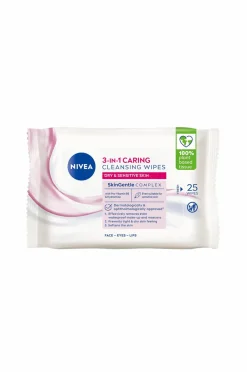 Nivea Ansigtsservietter Gentle Cleansing Wipes 25 stk.^ Ansigtspleje