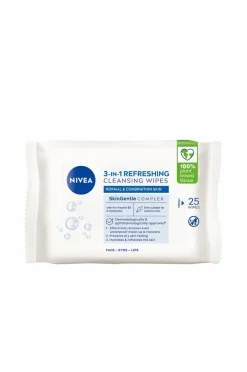 Nivea Ansigtsservietter Refreshing Cleansing Wipes 25 stk.^ Ansigtspleje