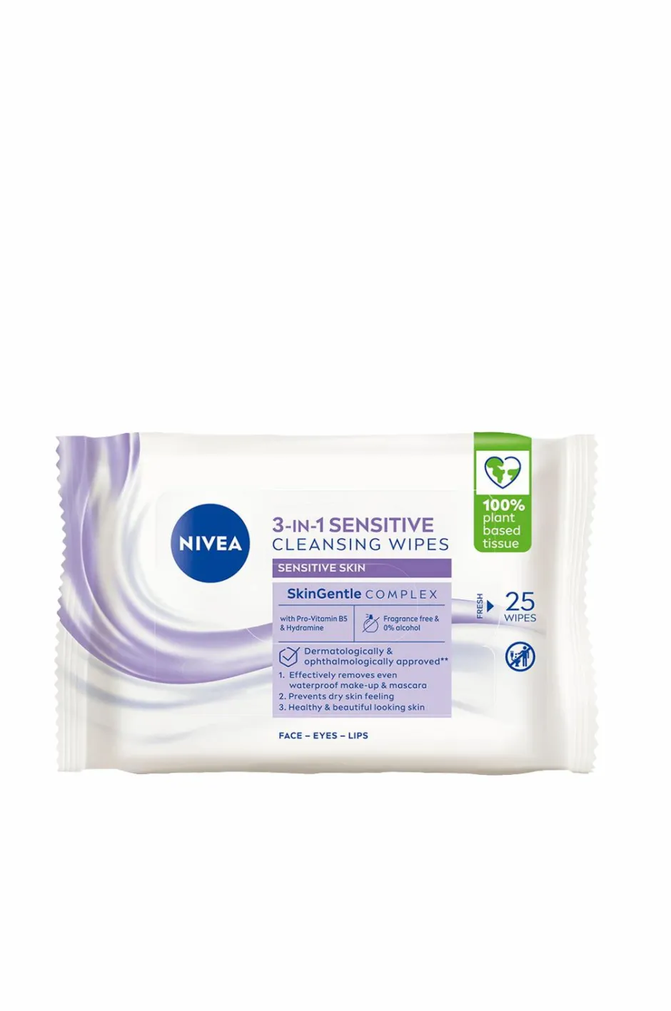 Nivea Ansigtsservietter Sensitive Cleansing Wipes 25 stk^ Ansigtspleje
