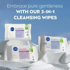 Nivea Ansigtsservietter Sensitive Cleansing Wipes 25 stk^ Ansigtspleje