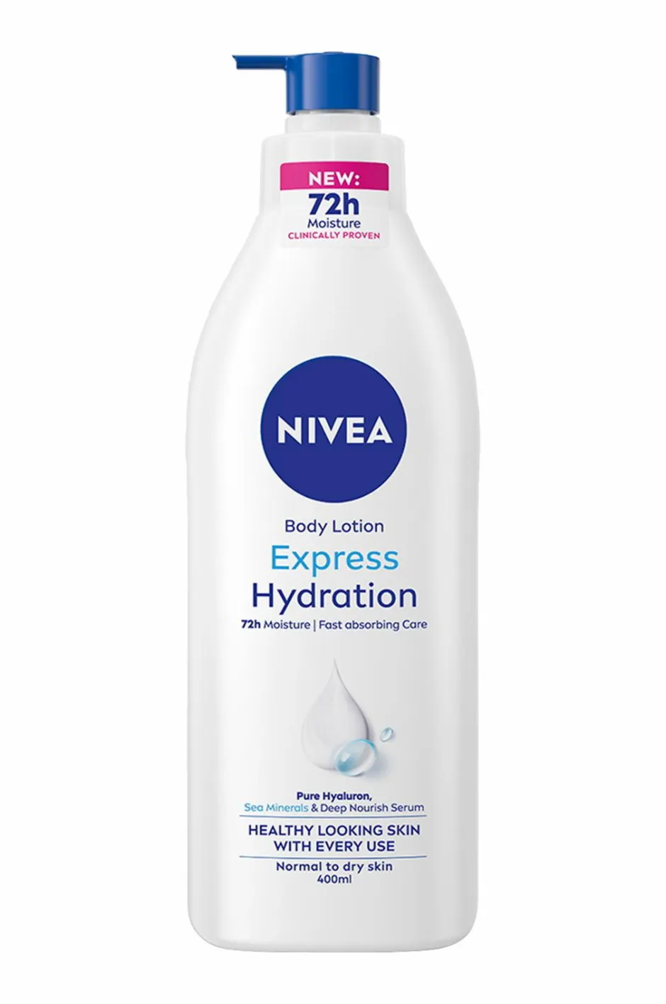 Hot Body Lotion Express Hydration Pump 400 ml Kropspleje