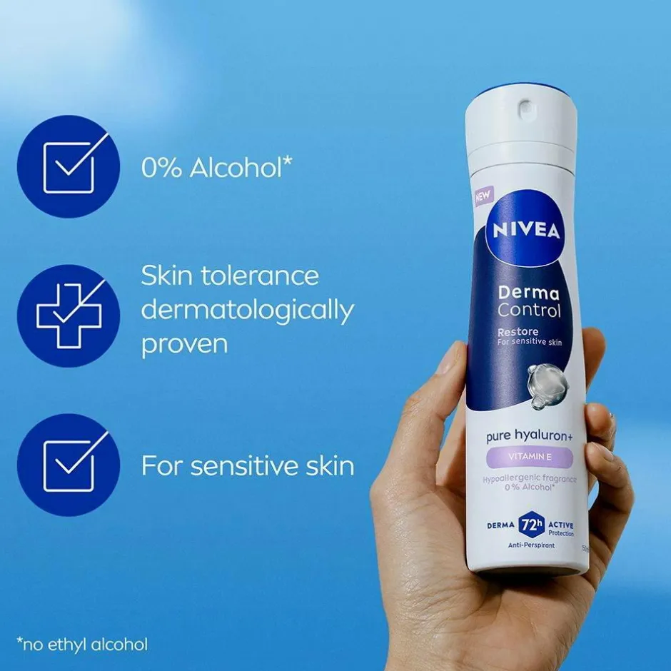 Nivea Derma Control Restore Spray 150 Ml^ Kropspleje