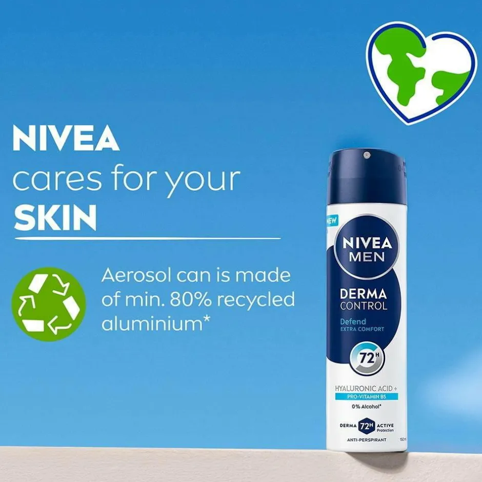 Nivea Derma Control Defend Spray 150 Ml^ Kropspleje|Kropspleje