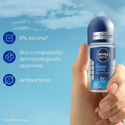 New Fresh Active Roll On 50 Ml Kropspleje|Kropspleje