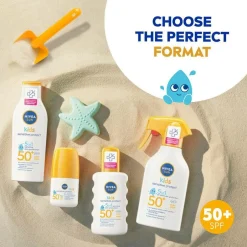 Nivea Kids Sensitive Protect & Play Sun Lotion SPF50+ 200 ml^ Solbeskyttelse