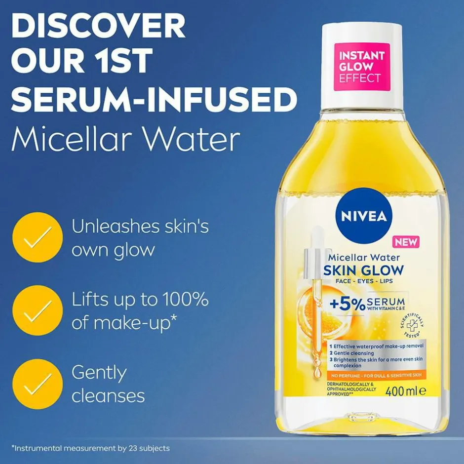 Nivea Micellar Water Skin Glow 400 ml^ Ansigtspleje