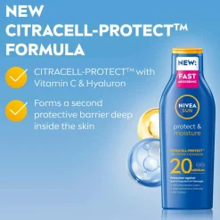 Nivea Protect & Moisture Sun Lotion SPF 20 200 ml^ Kropspleje|Kropspleje