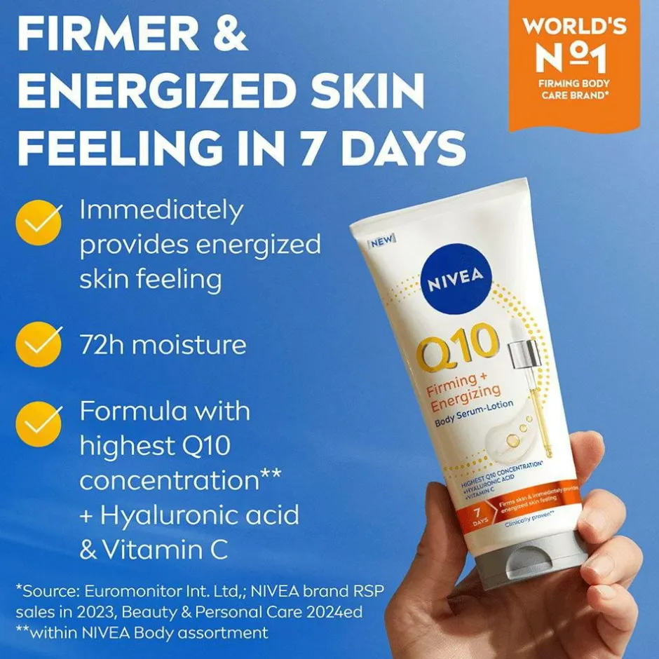 Nivea Q10 Firming Energizing Body Serum-Lotion 200Ml^ Kropspleje
