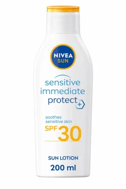 Nivea Sensitive Immediate Protect Soothing Sun Lotion SPF30 200 ml^ Solbeskyttelse