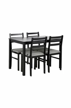 NORDFORM Alicante rektangulært spisebordssæt med bord og 4 stole, 110x70x74,5 cm^ Spisegrupper