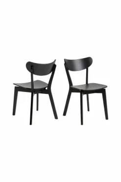 NORDFORM Roxby spisebordssæt med bord og 4 stole, 105x105x76 cm^ Spisegrupper