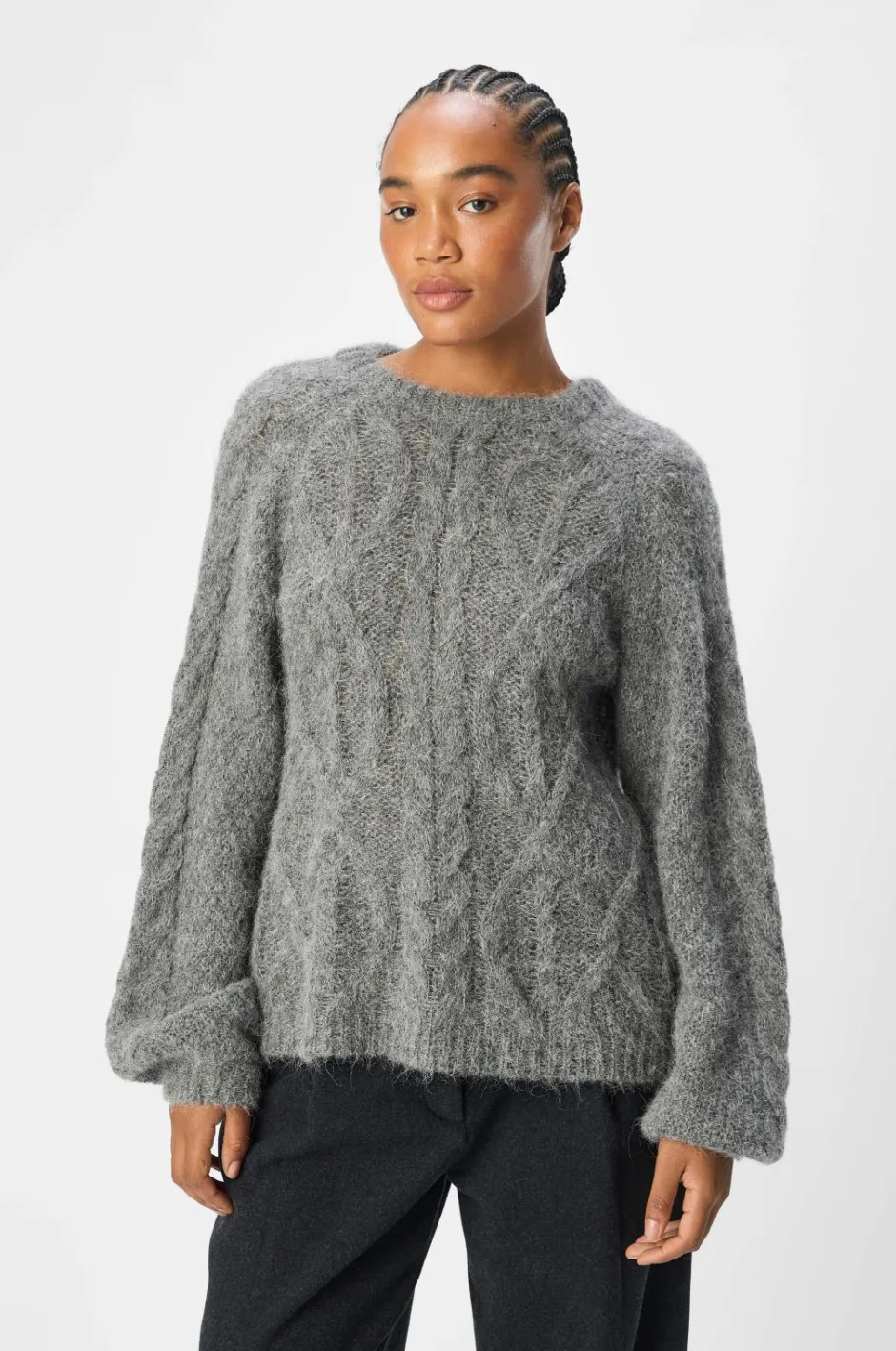 Object Trøje objSmilla Knit RE L/S Pullover^Dame Trøjer & Cardigans