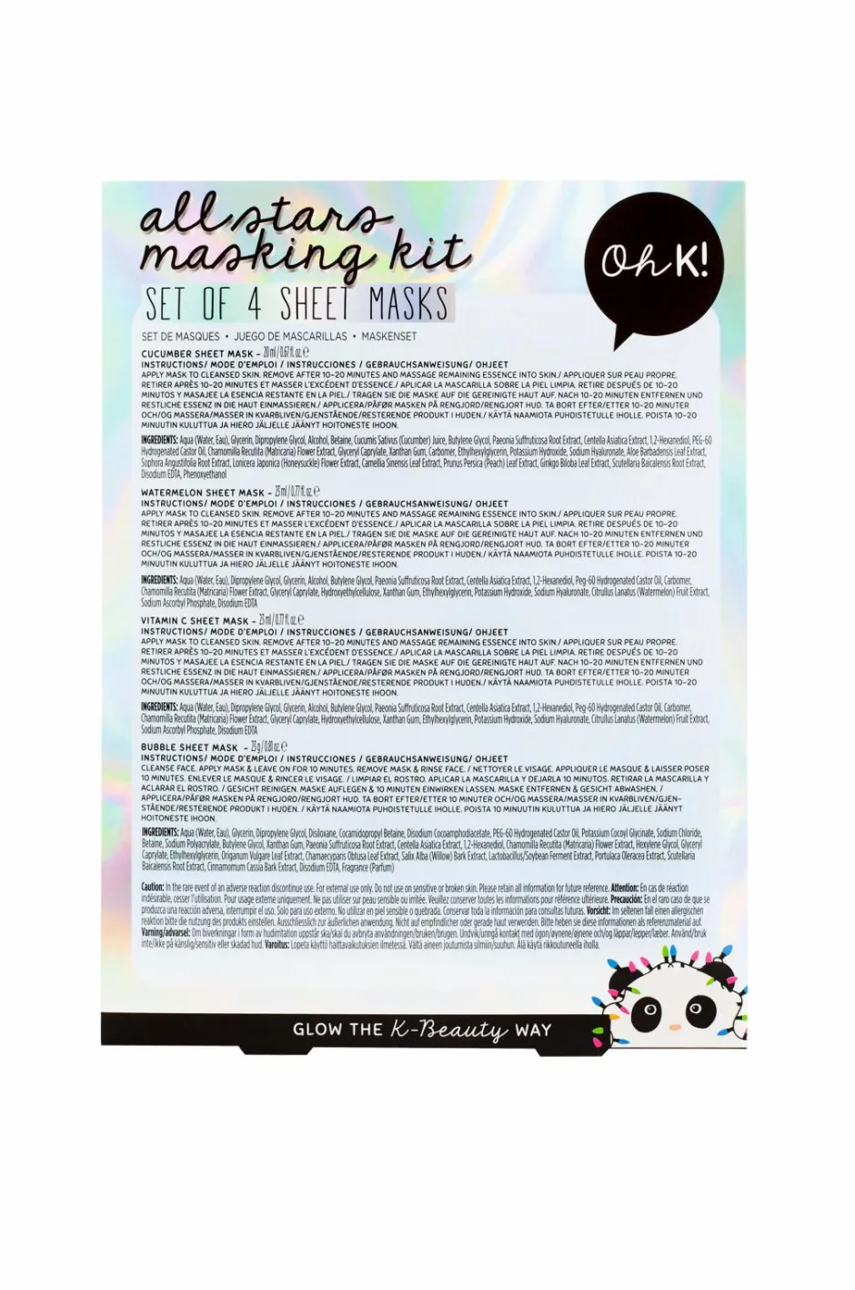 Outlet Giftbox All Stars Masking Kit Gaveæsker|Ansigtspleje