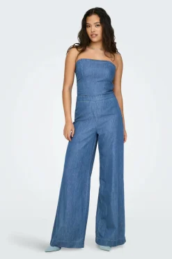 Hot Buksekjole onlAkia Bea SL Dnm Jumpsuit BJ Dame Jumpsuits & Buksedragter