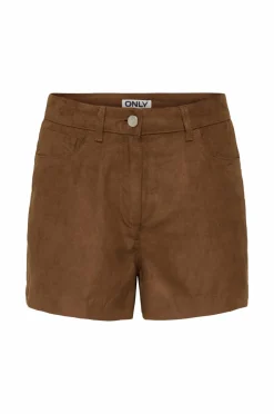 Shorts onlSandi MW Faux Suede Shorts Pnt Dame Shorts