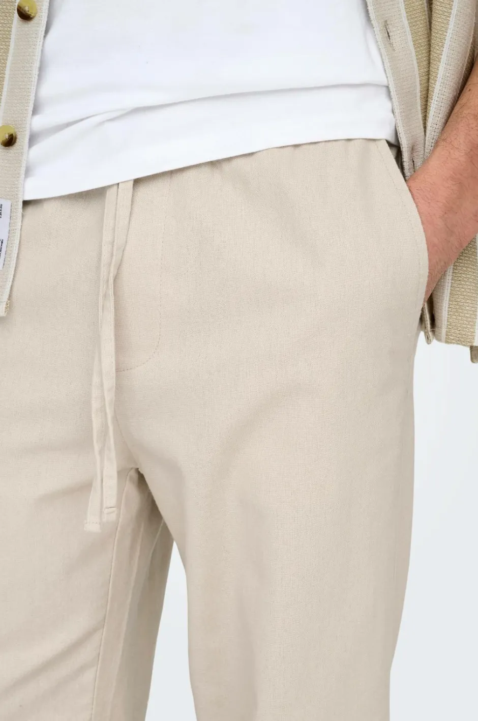 New Bukser onsSinus Loose 0007 Cot Lin Pant Bukser