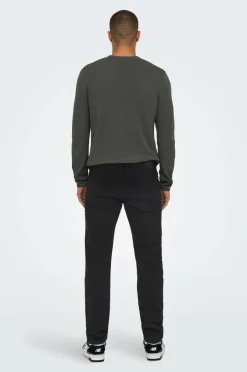 ONLY & SONS Jeans onsWeft Regular Black 8638 Mat Dnm^ Jeans