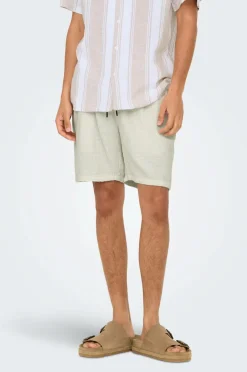ONLY & SONS Shorts onsTel Linen Latham 0257 Shorts^ Shorts