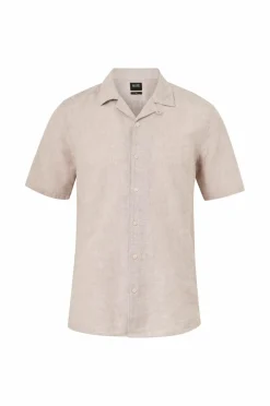 Skjorte onsCaiden SS Solid Resort Linen Shirt Skjorter