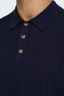 ONLY & SONS Trøje onsMoon Reg 12 SS Polo Knit^ Trøjer