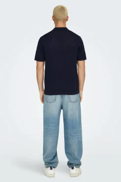 ONLY & SONS Trøje onsMoon Reg 12 SS Polo Knit^ Trøjer