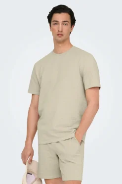 Best T-shirt onsKian Life Reg Seersucker SS Tee T-Shirts & Tanktoppe