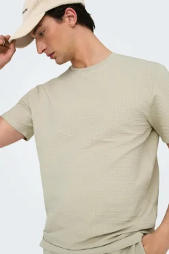 Best T-shirt onsKian Life Reg Seersucker SS Tee T-Shirts & Tanktoppe