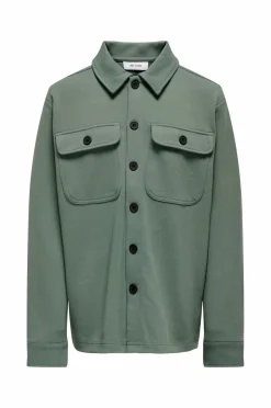 Clearance JUNIOR Overskjorte osjNew Kodyl Overshirt Sweat Børn Skjorter