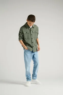 Clearance JUNIOR Overskjorte osjNew Kodyl Overshirt Sweat Børn Skjorter
