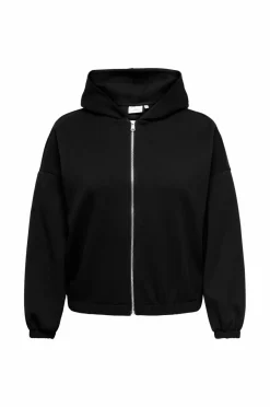 Only Carmakoma Hættetrøje carScarlett LS Elastic Zip^Dame Sweatshirts & Hoodies