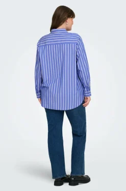 Only Carmakoma Skjorte carLiah LS Shirt Wvn^Dame Skjorter & Bluser