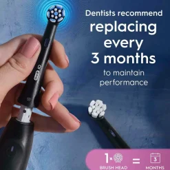 Oral B Børstehoved iO Gentle Care Black 3-pak^ Tandpleje