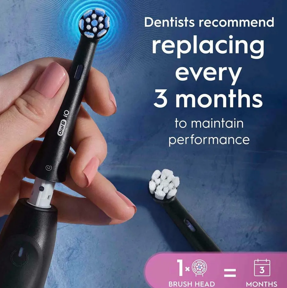 Oral B Børstehoved iO Gentle Care Black 3-pak^ Tandpleje