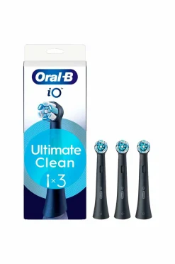 Online Børstehoved iO Ultimate Clean Black 3-pak Tandpleje
