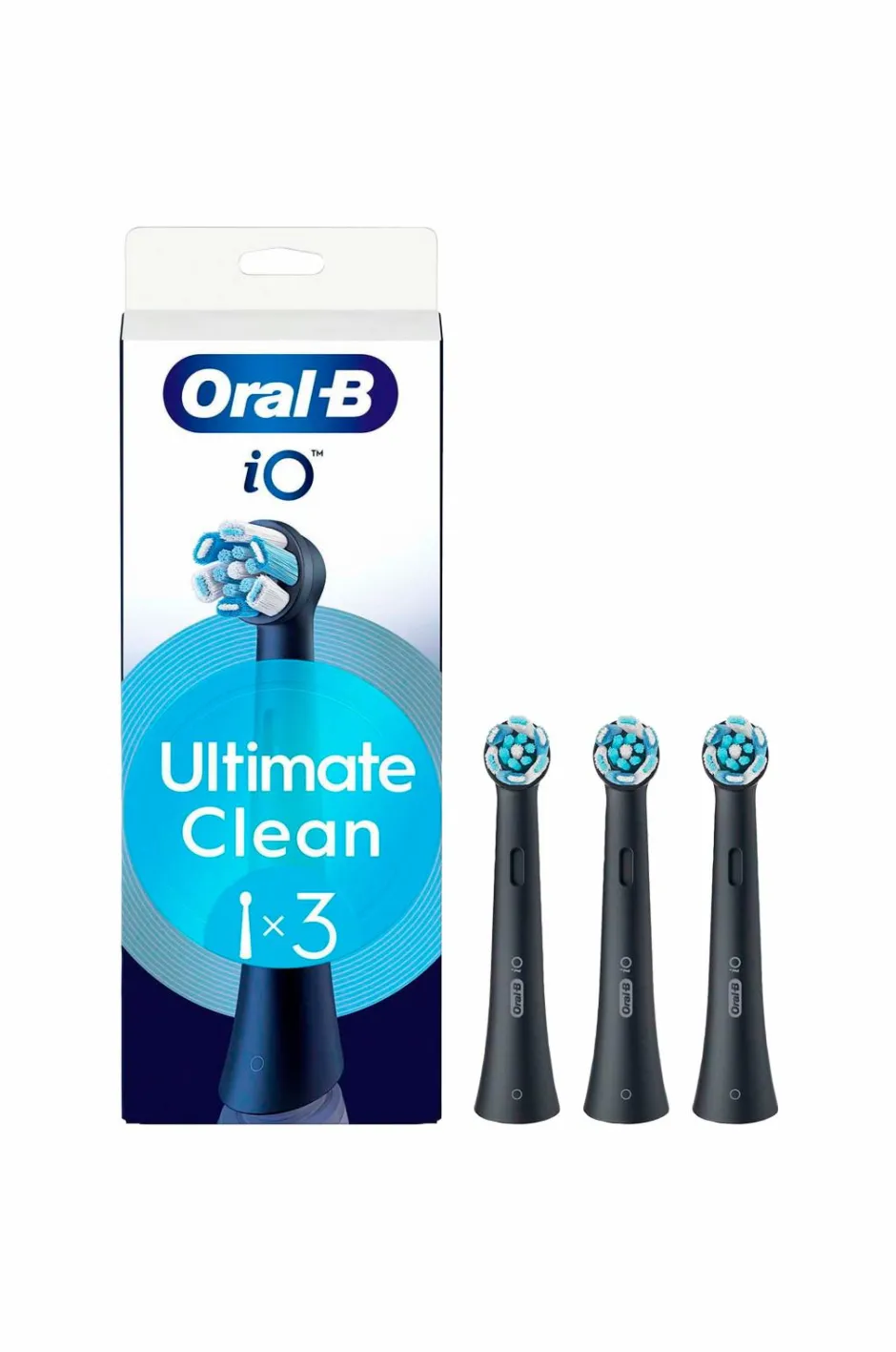 Online Børstehoved iO Ultimate Clean Black 3-pak Tandpleje