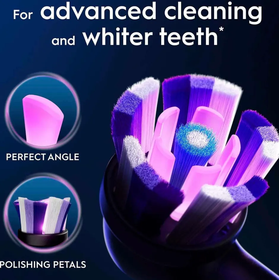 Oral B Børstehoved iO Radiant White Black 3-pak^ Tandpleje