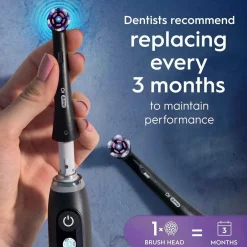 Oral B Børstehoved iO Radiant White Black 3-pak^ Tandpleje