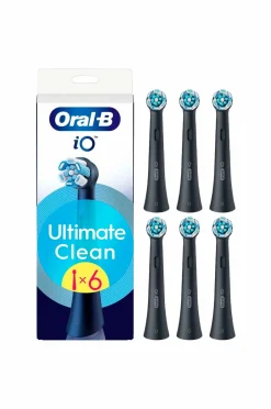 Oral B Børstehoved iO Ultimate Clean Black 6-pak^ Tandpleje