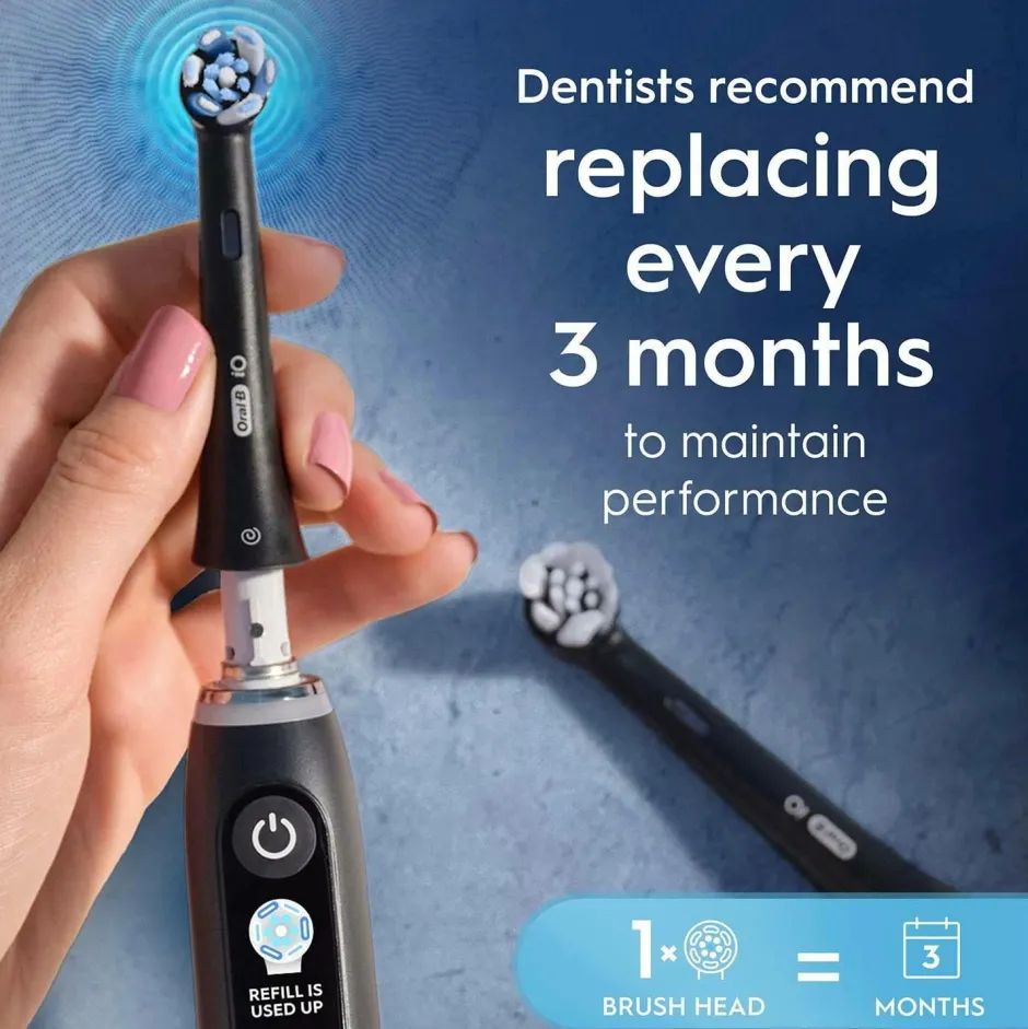 Oral B Børstehoved iO Ultimate Clean Black 6-pak^ Tandpleje