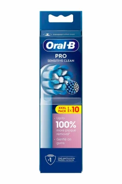 New Børstehoveder Sensitive Clean & Care 10-pak Tandpleje