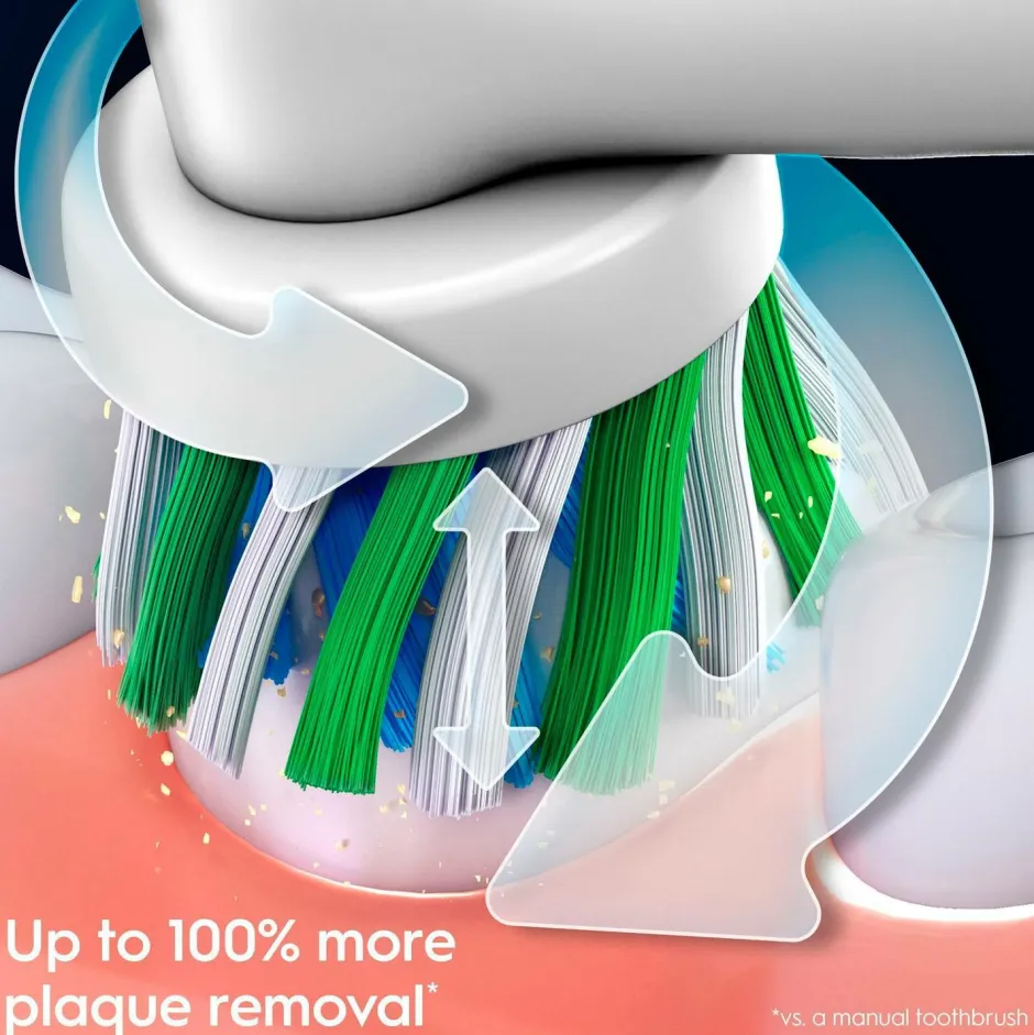 Oral B El-tandbørste Pro1 Turquoise + Ekstra Refill^ Tandpleje