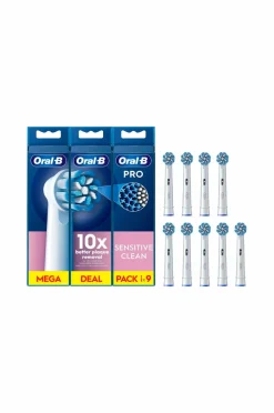 Oral B Sensitive Clean & Care 9-pak^ Tandpleje