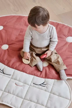 OYOY Living Design Quiltet tæppe Mushroom^Børn Babytæpper