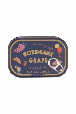 Hot Bistro Grapes Printed Tin Candle - Bordeaux Grape Rumduft