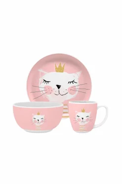 Paperproducts Design Børneservice 3 dele Happy Cat^Børn Barnevognstilbehør|Made & Trøste