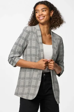 pieces Habitjakke pcBosella 3/4 Printed Blazer^Dame Blazere & Veste