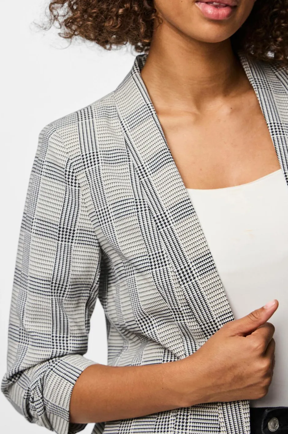 pieces Habitjakke pcBosella 3/4 Printed Blazer^Dame Blazere & Veste
